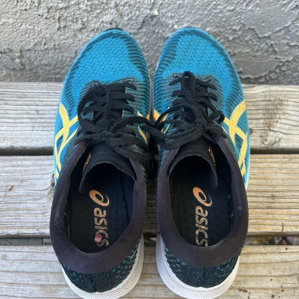 Asics Shoes Men Size 7.5 Magic Speed 2 1011B443-400 Sneakers Blue Running